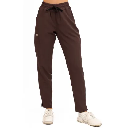 Spodnie medyczne MEDI TEDDY - NAVARETTE DARK CACAO